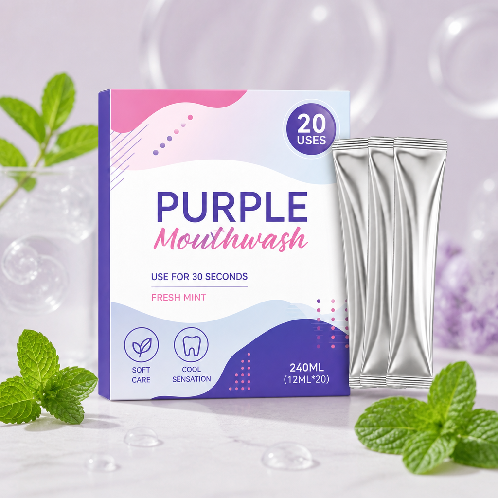 Purple Refreshing Mouthwash – Daily Freshness For A Clean Oral Care Routine