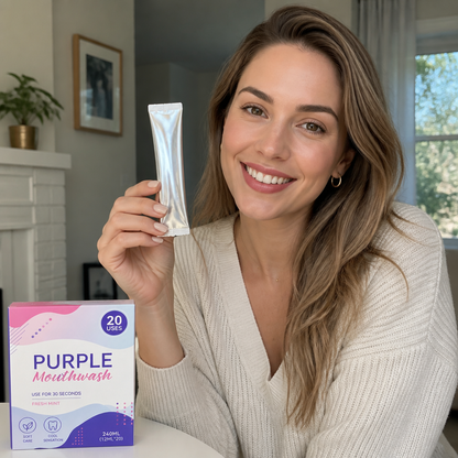 Purple Refreshing Mouthwash – Daily Freshness For A Clean Oral Care Routine