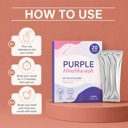 Purple Refreshing Mouthwash – Daily Freshness For A Clean Oral Care Routine