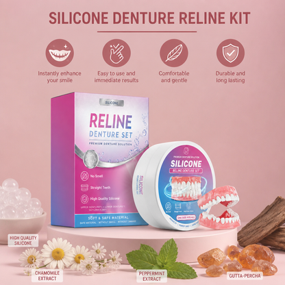 Silicone Denture Reline Kit – Comfortable Custom Fit For Dentures