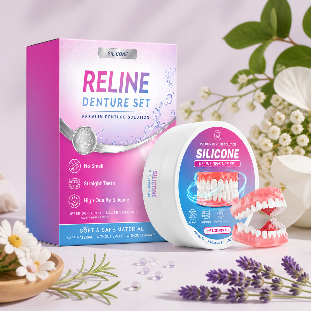 Silicone Denture Reline Kit – Comfortable Custom Fit For Dentures