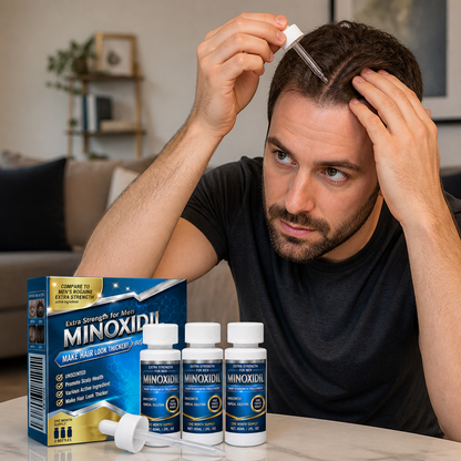 Minoxidil 5% Scalp Serum – Lightweight Formula For Fuller-Looking Hair & Care