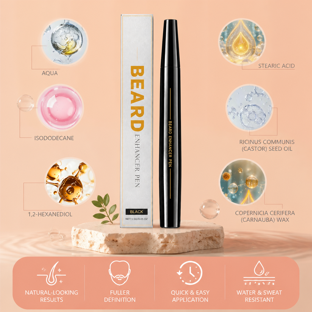 Beard Enhancer Pen – Natural-Looking Beard Filler For Fuller Definition