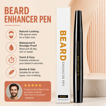 Beard Enhancer Pen – Natural-Looking Beard Filler For Fuller Definition