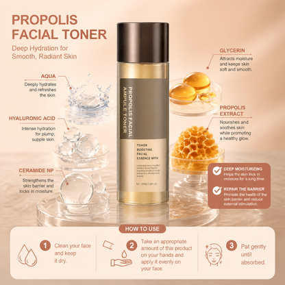 Propolis Facial Toner – Deep Hydration for Smooth, Radiant Skin