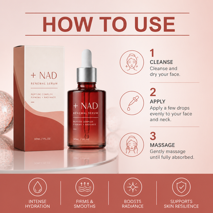 NAD+ Peptide Renewal Serum – Firming Hydration for Radiant-Looking Skin
