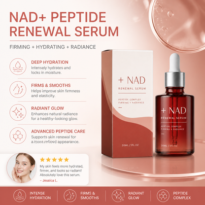 NAD+ Peptide Renewal Serum – Firming Hydration for Radiant-Looking Skin