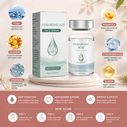 Hyaluronic Acid Face Serum – Deep Hydration for Smooth, Plump-Looking Skin