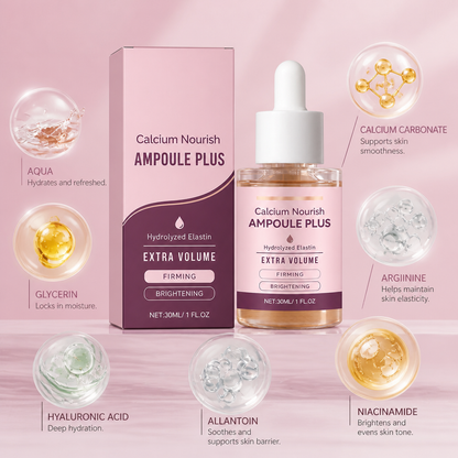 Calcium & Elastin Ampoule – Firming Brightening Serum for Radiant Skin