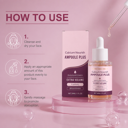 Calcium & Elastin Ampoule – Firming Brightening Serum for Radiant Skin