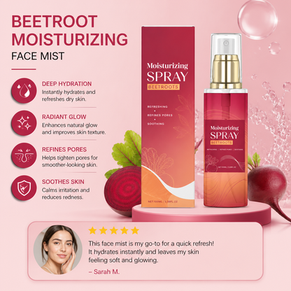 Beetroot Moisturizing Face Mist – Refreshing Hydration for Soft, Radiant Skin