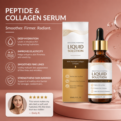 Peptide & Collagen Serum – Hydrating Formula for Smoother, Firmer Skin