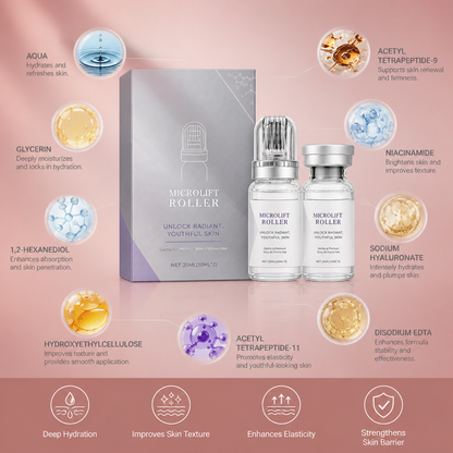 Microlift Roller Serum – At-Home Skin Renewal for a Smoother Complexion