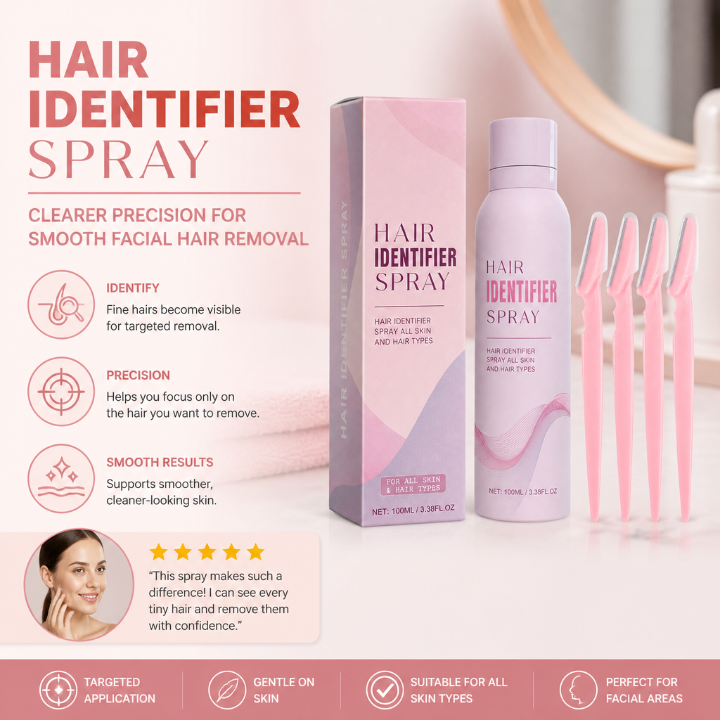 Hair Visibility Spray – Clearer Precision for Smooth Facial Hair Removal