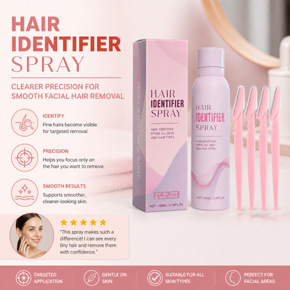 Hair Visibility Spray – Clearer Precision for Smooth Facial Hair Removal