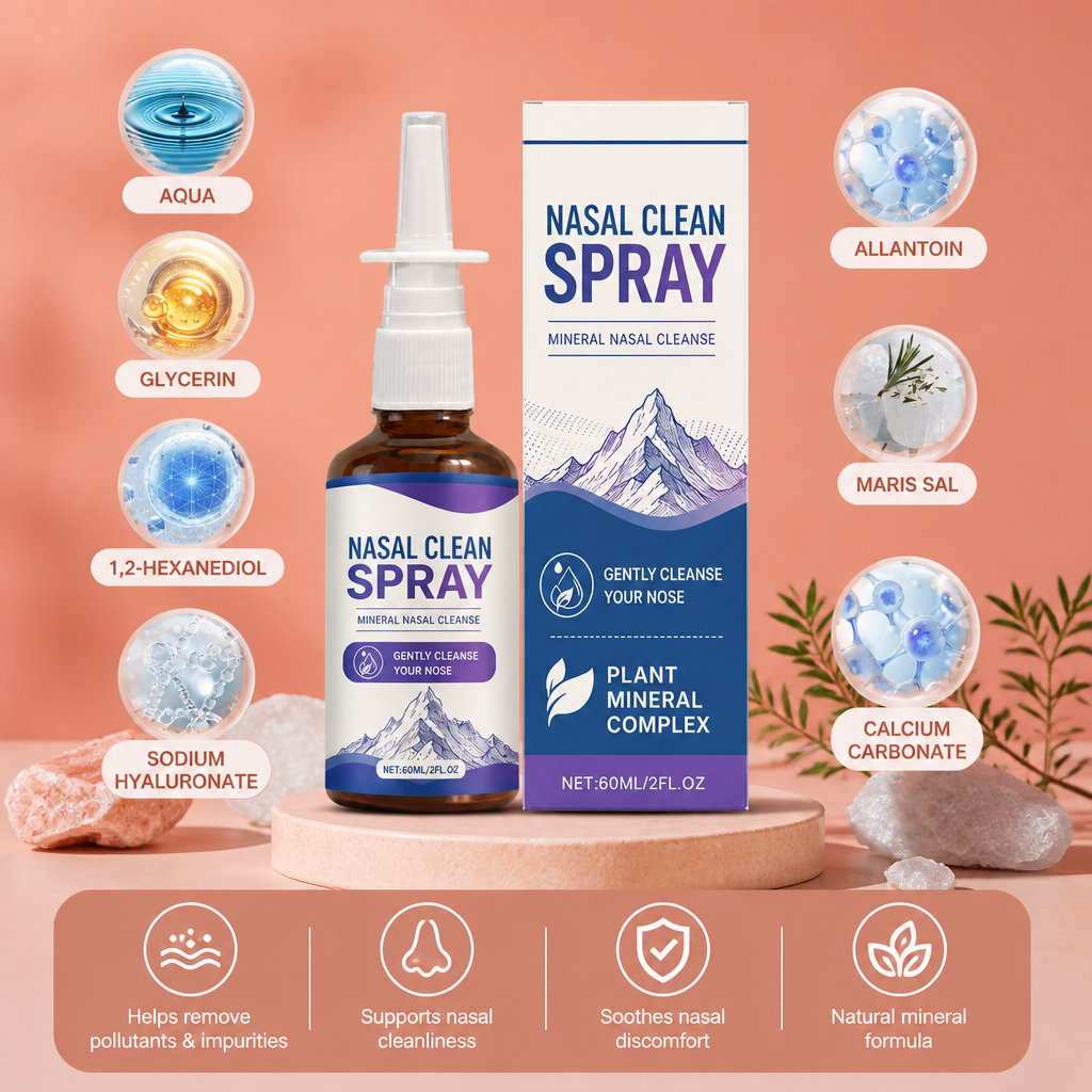 Mineral Nasal Cleansing Spray – Gentle Refreshing Care for Daily Comfort