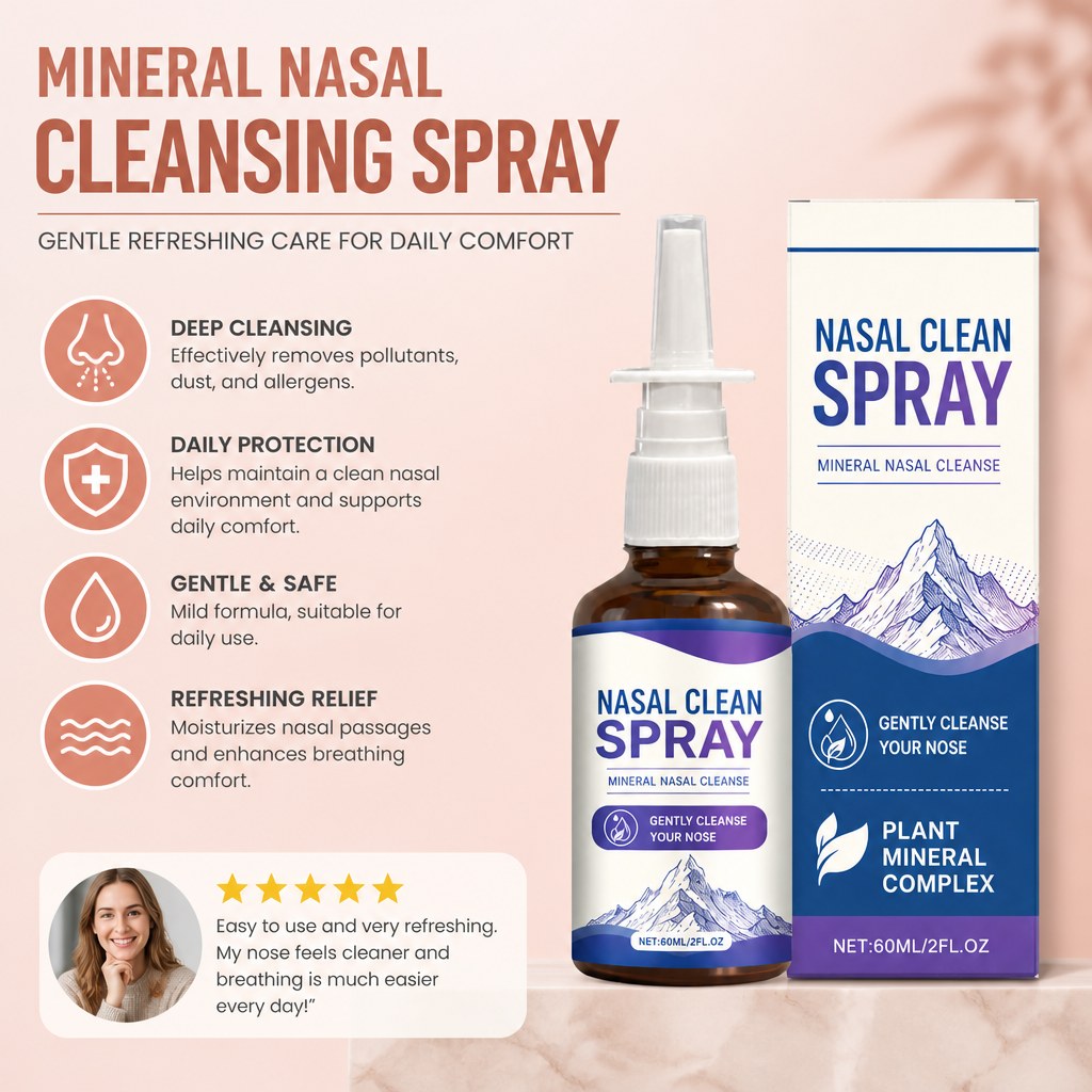 Mineral Nasal Cleansing Spray – Gentle Refreshing Care for Daily Comfort