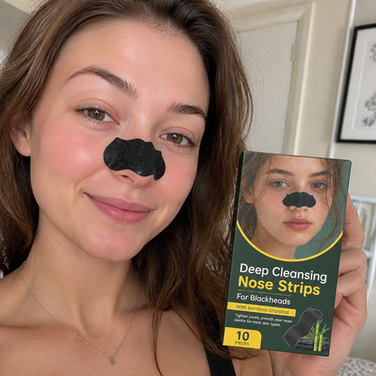 Bamboo Charcoal Nose Strips – Deep Cleansing Care for Smoother-Looking Pores