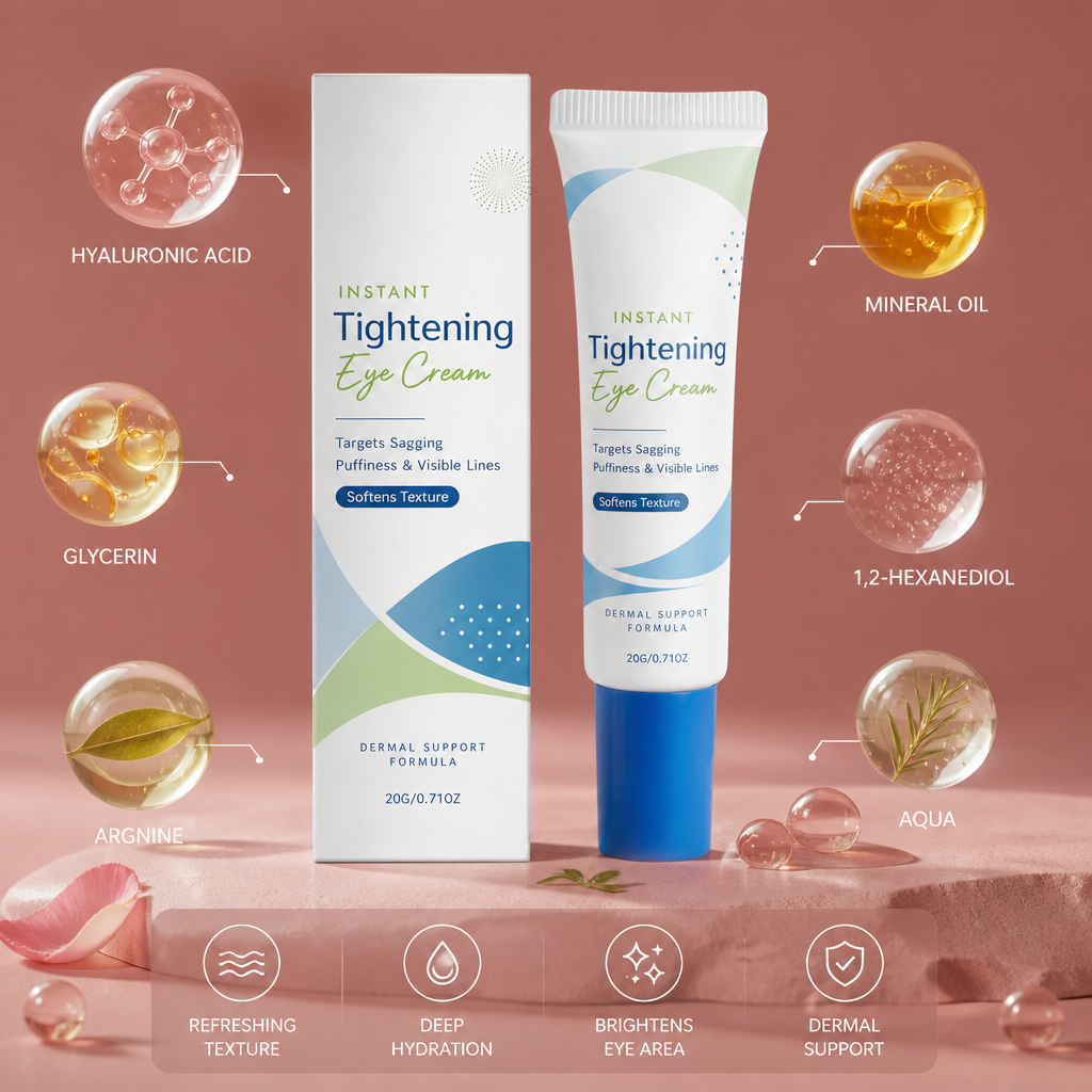 Instant Tightening Eye Cream – Smoother-Looking, Refreshed Under-Eyes