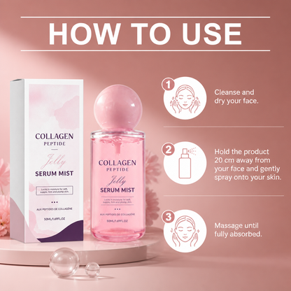 Collagen Peptide Jelly Serum Mist – Hydrating Glow for Soft, Plump Skin