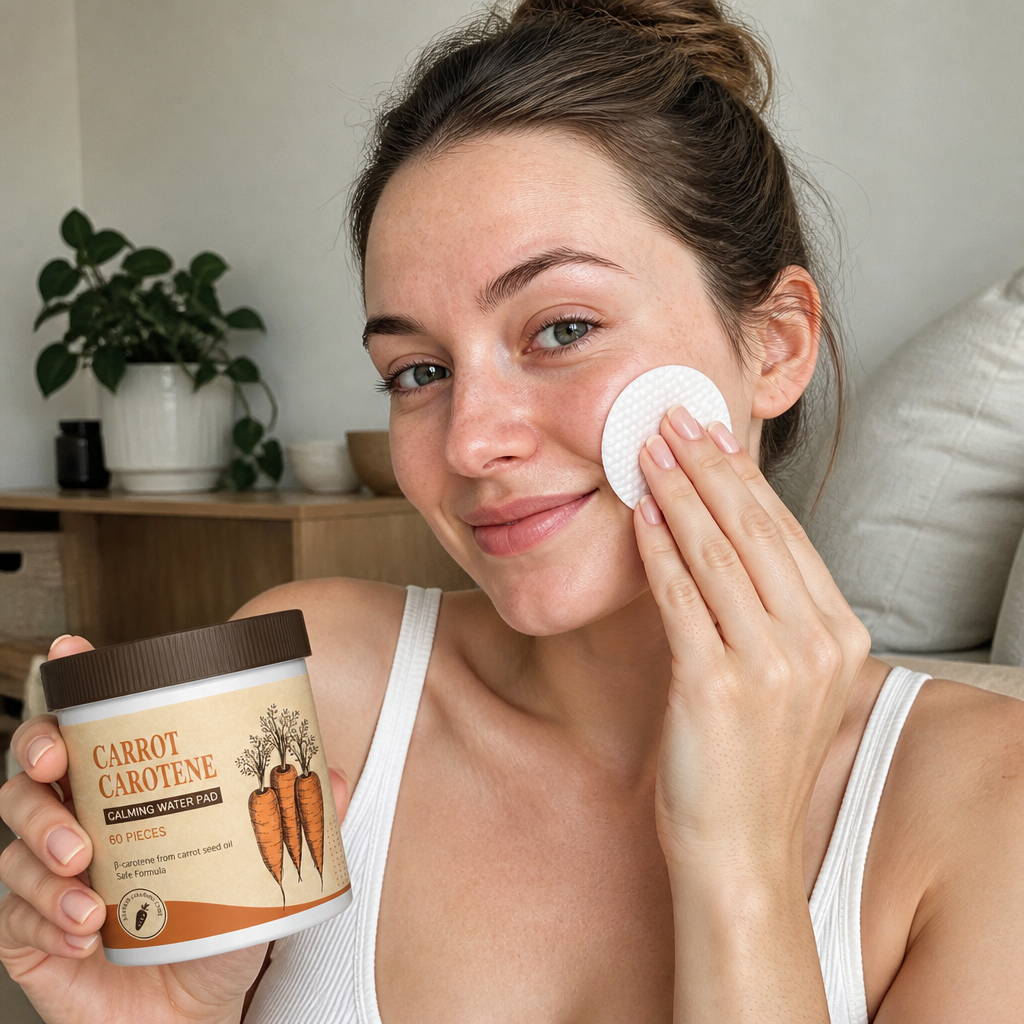 Carrot Beta-Carotene Calming Pads – Daily Hydration for Soft, Soothed Skin