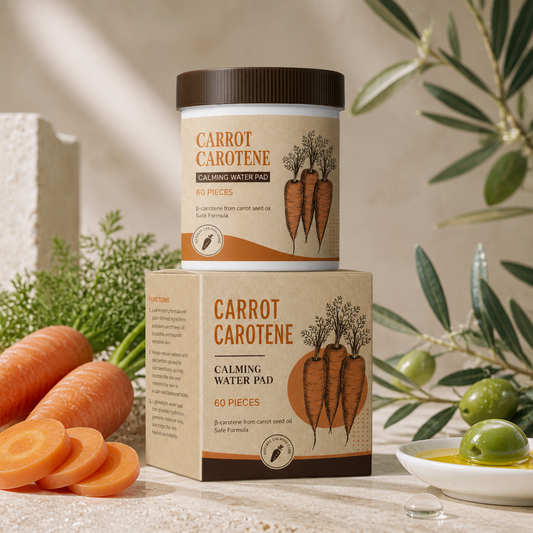 Carrot Beta-Carotene Calming Pads – Daily Hydration for Soft, Soothed Skin