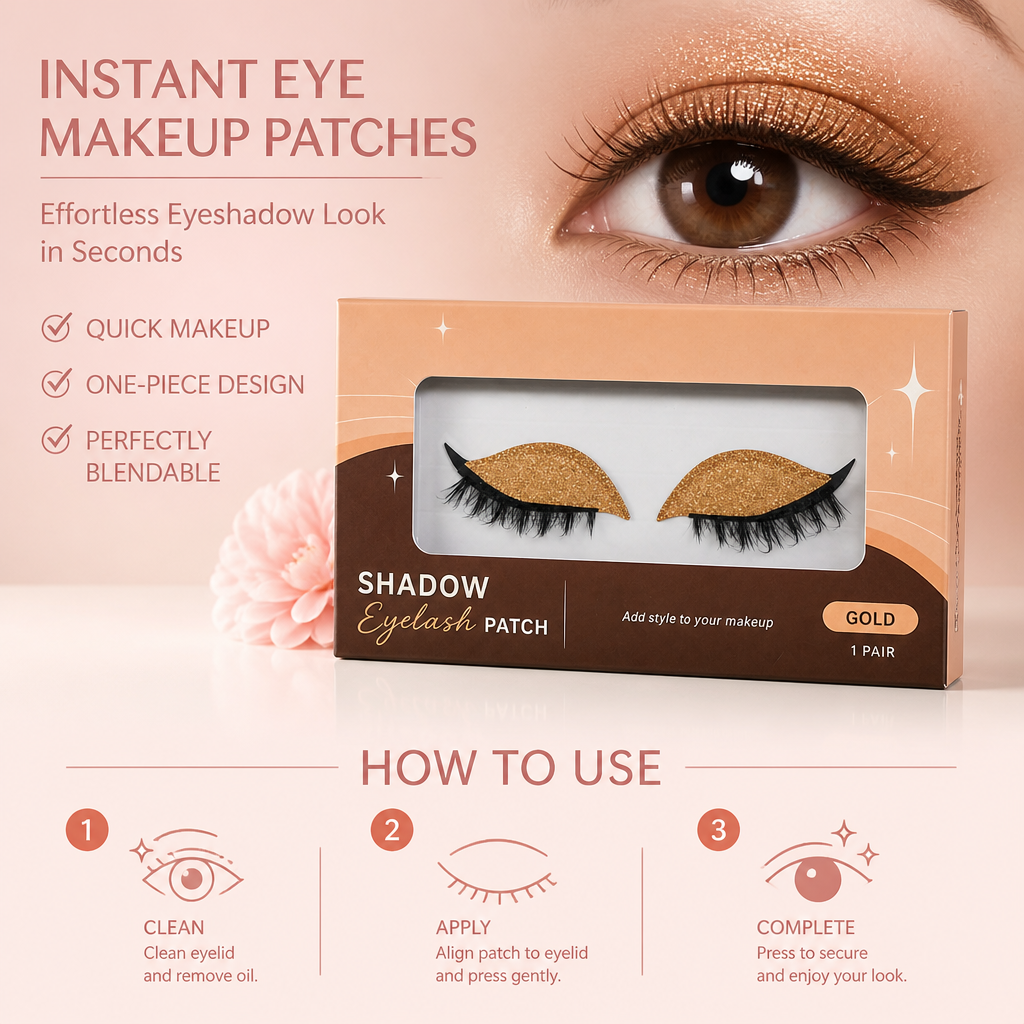 Instant Eye Makeup Patches – Effortless Eyeshadow Look In Seconds