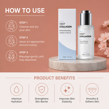 Deep Collagen Cream Serum – Intensive Hydration & Firm-Looking Skin