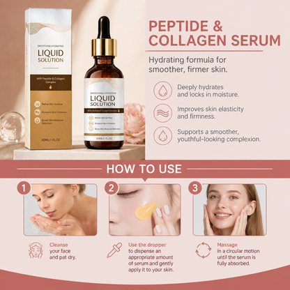 Peptide & Collagen Serum – Hydrating Formula for Smoother, Firmer Skin