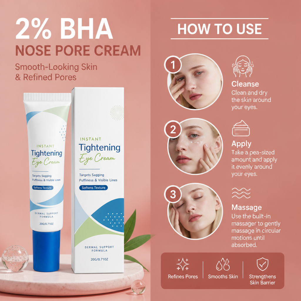 Instant Tightening Eye Cream – Smoother-Looking, Refreshed Under-Eyes