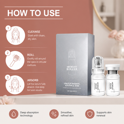 Microlift Roller Serum – At-Home Skin Renewal for a Smoother Complexion