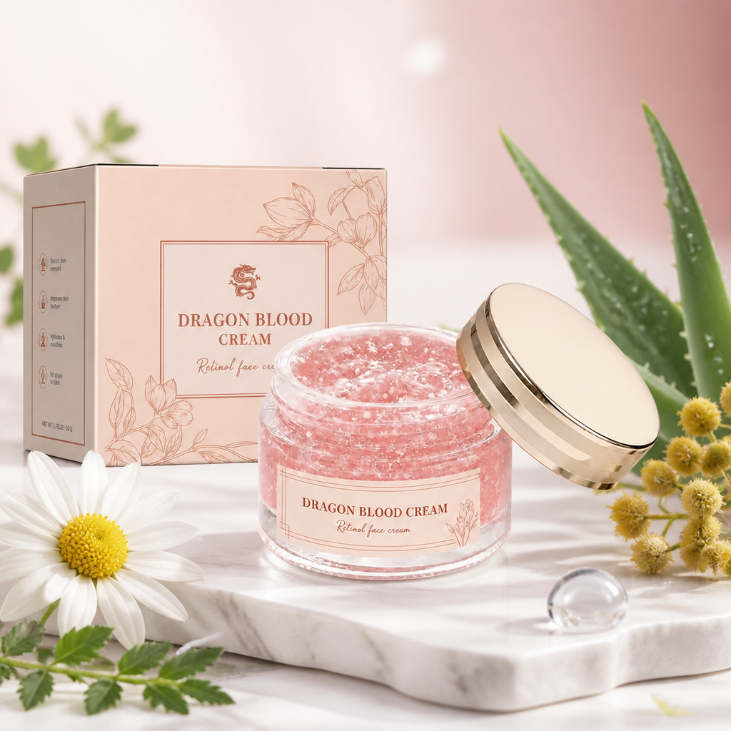 Retinol Face Cream With Hyaluronic Acid For Smooth Radiant Skin