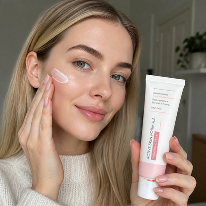 Moisturizing Face Cream With Hyaluronic Acid & Collagen For Radiant Skin
