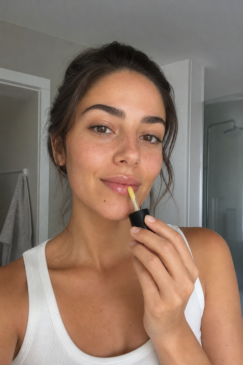 Beauty Britain customer using the featured product