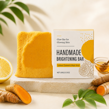 Lemon Turmeric & Kojic Acid Bar – For Brighter, More Radiant Skin