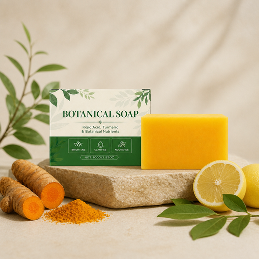 Botanical Kojic & Turmeric Soap – Gently Cleanses for Radiant-Looking Skin