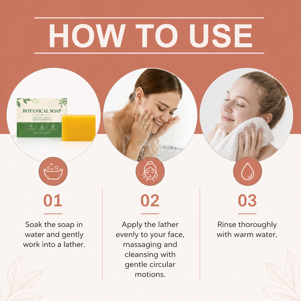 Botanical Kojic & Turmeric Soap – Gently Cleanses for Radiant-Looking Skin