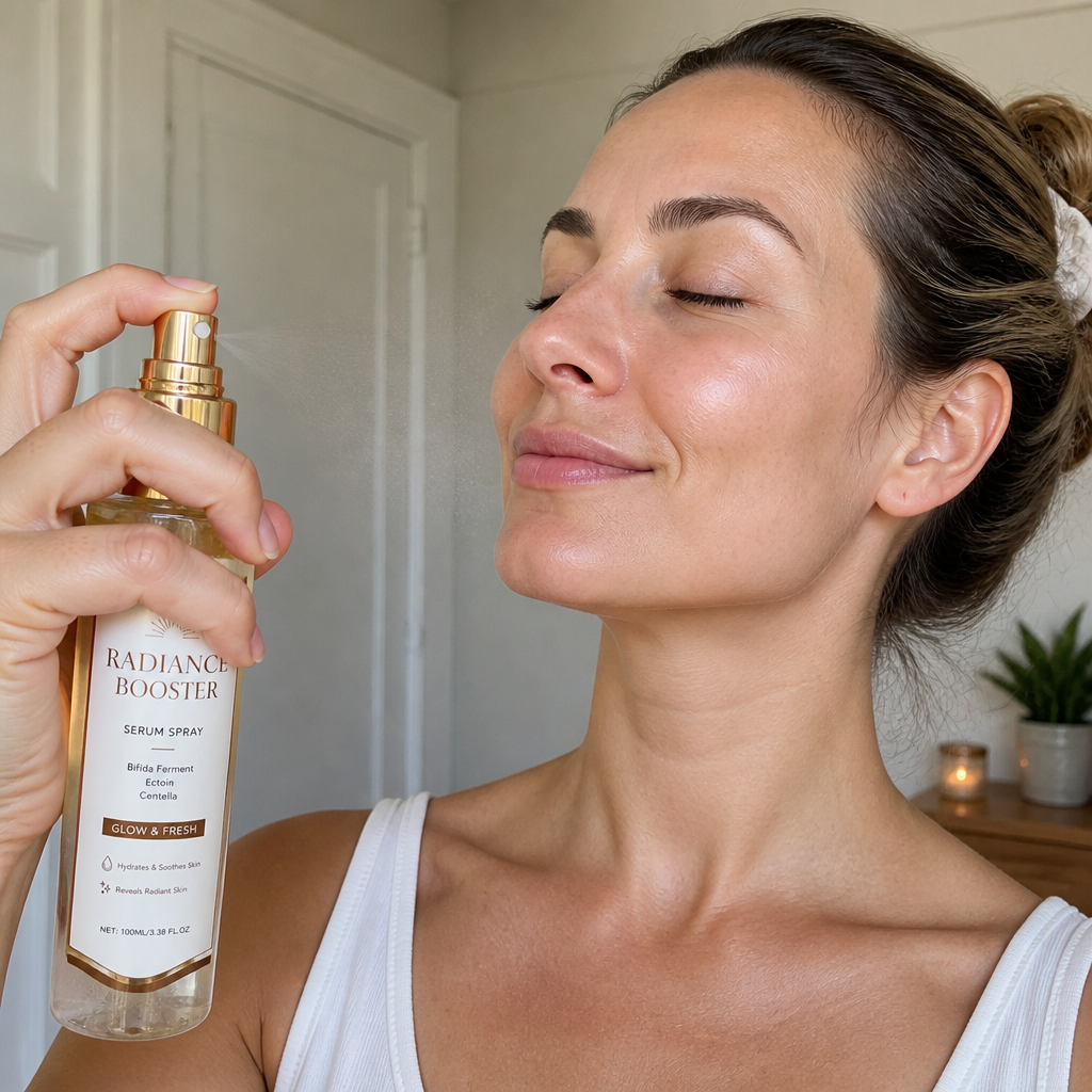 Radiance Booster Serum Spray – Hydrates for Fresh, Glowing-Looking Skin