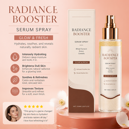 Radiance Booster Serum Spray – Hydrates for Fresh, Glowing-Looking Skin