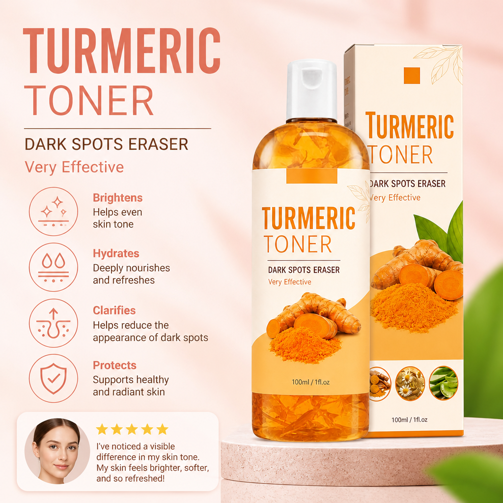 Turmeric Toner – Refreshes Skin for a Brighter, More Even-Looking Complexion