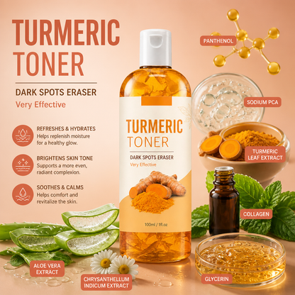 Turmeric Toner – Refreshes Skin for a Brighter, More Even-Looking Complexion