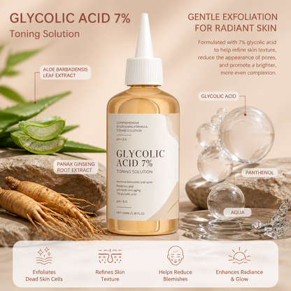 Glycolic Acid 7% Toning Solution – Smooths for Brighter-Looking Skin