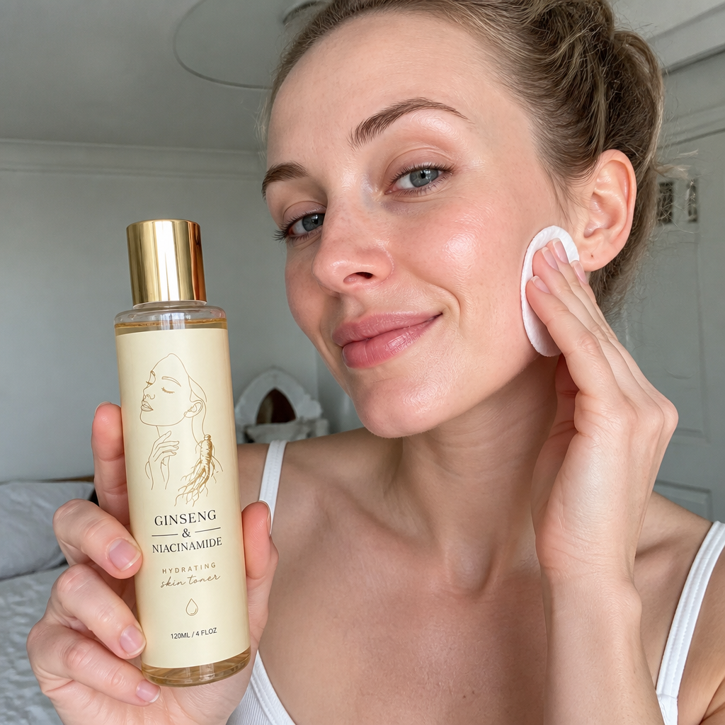 Ginseng & Niacinamide Hydrating Toner – Deep Hydration for Radiant-Looking Skin