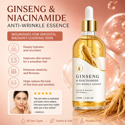 Ginseng & Niacinamide Essence – Nourishes for Smooth, Radiant-Looking Skin