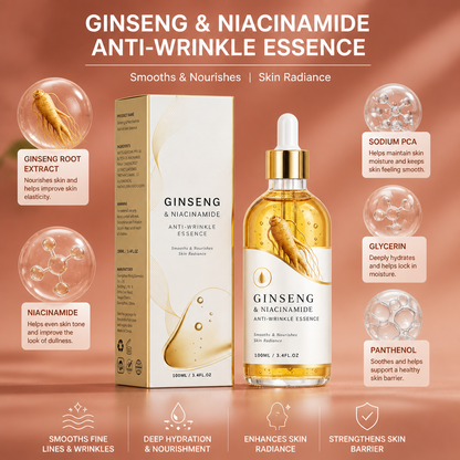 Ginseng & Niacinamide Essence – Nourishes for Smooth, Radiant-Looking Skin