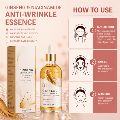 Ginseng & Niacinamide Essence – Nourishes for Smooth, Radiant-Looking Skin
