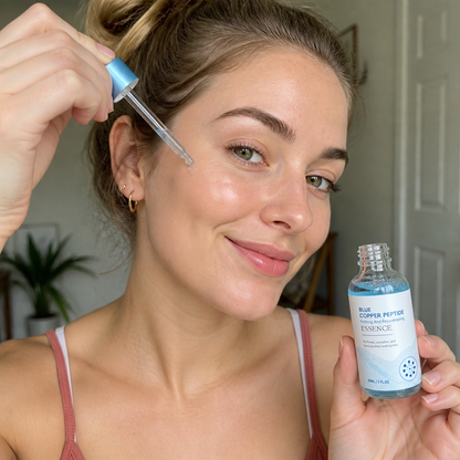 Blue Copper Peptide Essence – Hydrates for Firmer, Smoother-Looking Skin