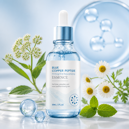 Blue Copper Peptide Essence – Hydrates for Firmer, Smoother-Looking Skin
