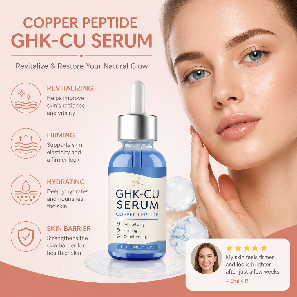 Copper Peptide GHK-Cu – Lightweight Serum for Firmer, Smoother-Looking Skin