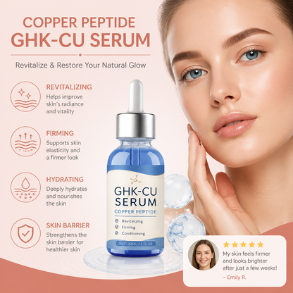 Copper Peptide GHK-Cu – Lightweight Serum for Firmer, Smoother-Looking Skin